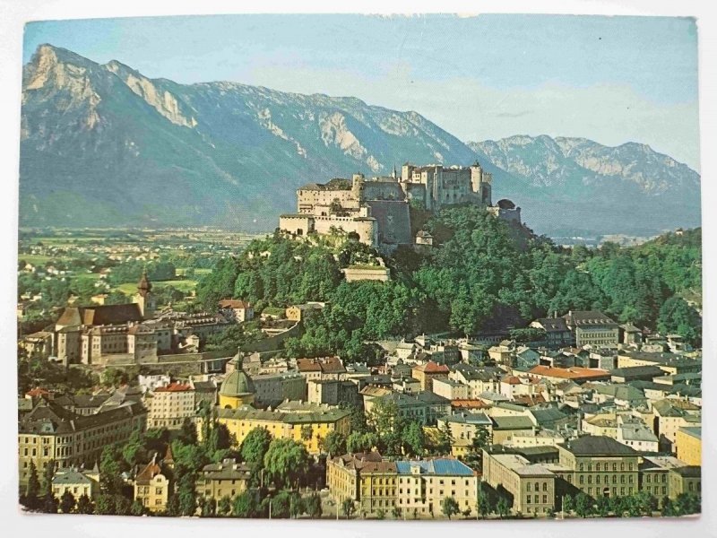 SALZBURG – AUSTRIA. BLICK VOM IMBERG AUF FESTUNG UND UNTERSBERG