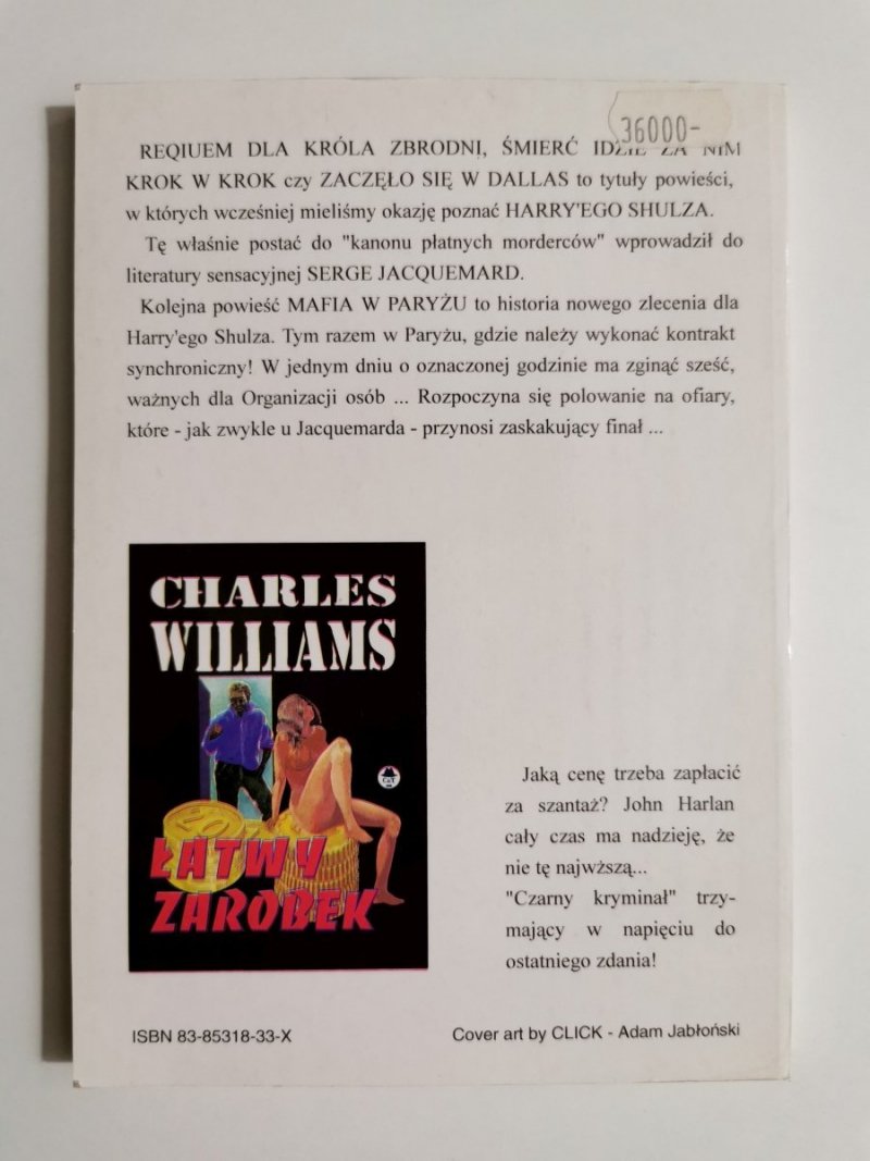 MAFIA W PARYŻU - Serge Jacquemard 1993