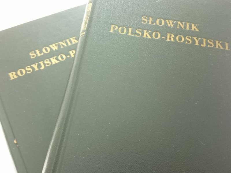 SŁOWNIK ROSYJSKO-POLSKI POLSKO-ROSYJSKI 1949
