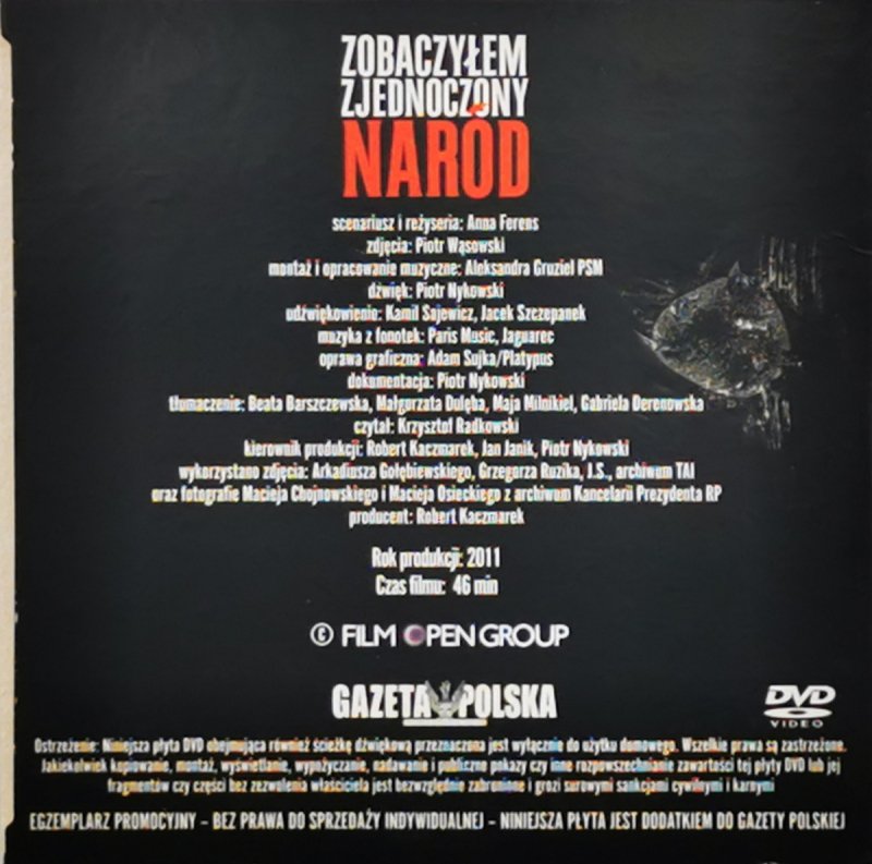 DVD. ZOBACZYŁEM ZJEDNOCZONY NARÓD