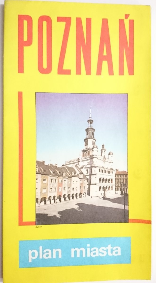 POZNAŃ. PLAN MIASTA 1982