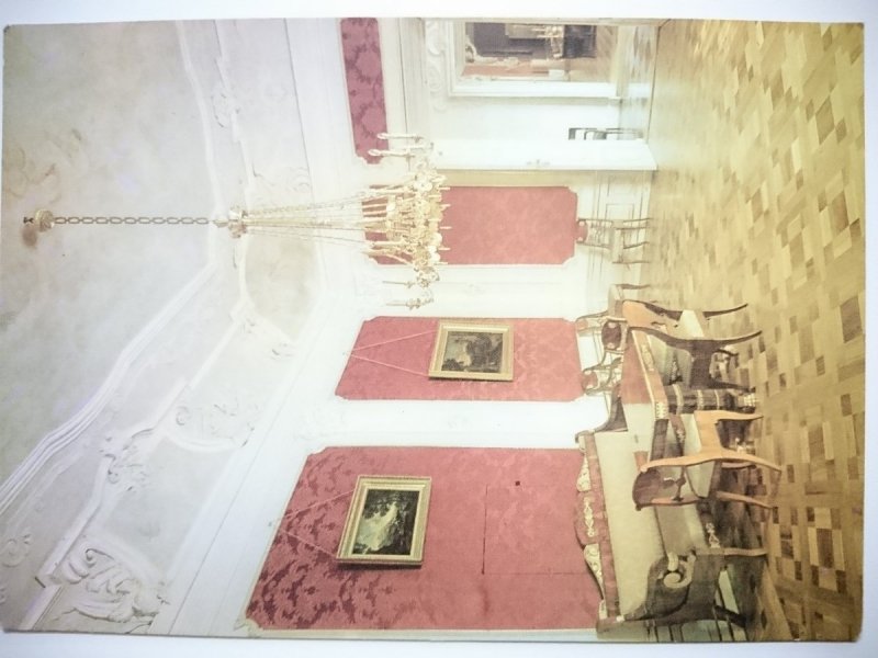 WARSZAWA. PAŁAC W WILANOWIE. SALON KARMAZYNOWY FOT. JABŁOŃSKI