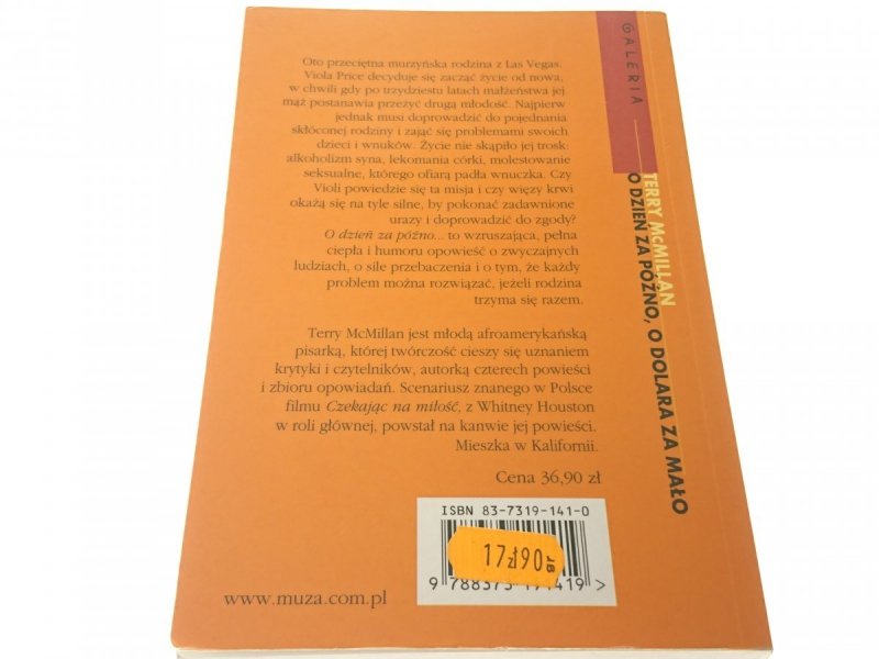 O DZIEŃ ZA PÓŹNO, O DOLARA ZA MAŁO - McMillan 2002