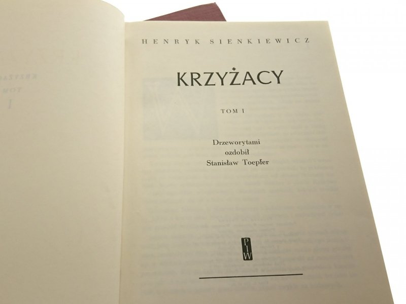 KRZYŻACY TOM II - Henryk Sienkiewicz 1966