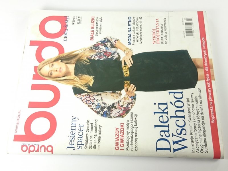 BURDA 9/2013 DALEKI WSCHÓD; JESIENNY SPACER