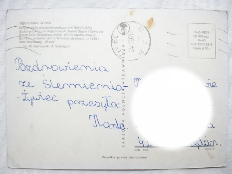 WĘGIERSKA GÓRKA. MIEJSCOWOŚĆ WCZASOWA I INNE FOT. KALINOWSKI, STELMACH