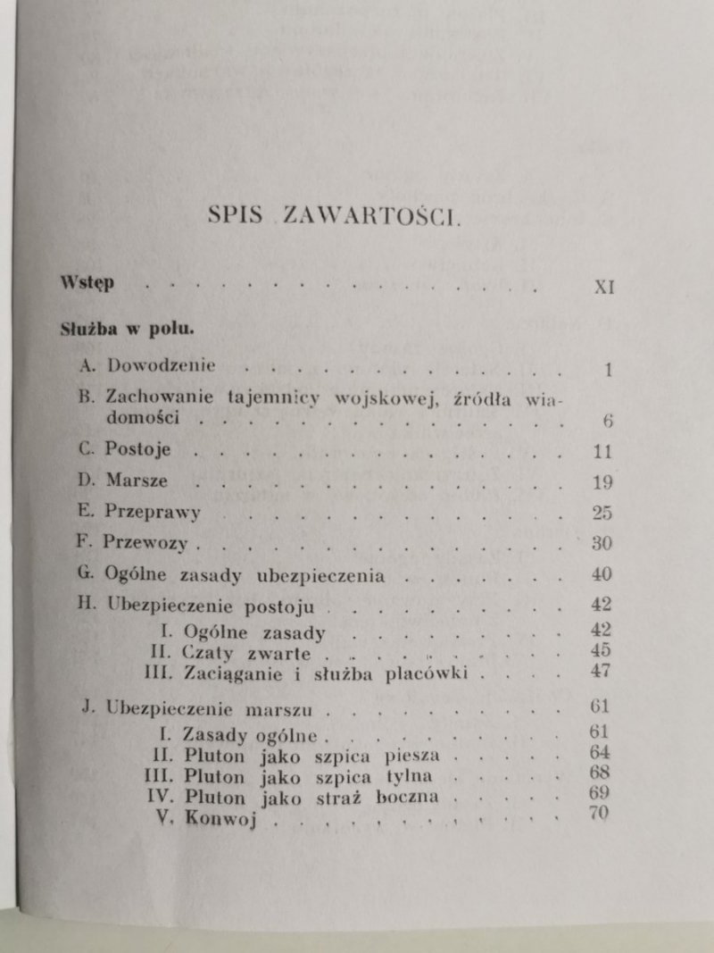 PODRĘCZNIK DOWÓDCY PLUTONU STRZELECKIEGO CZĘŚĆ I PRZEDRUK 