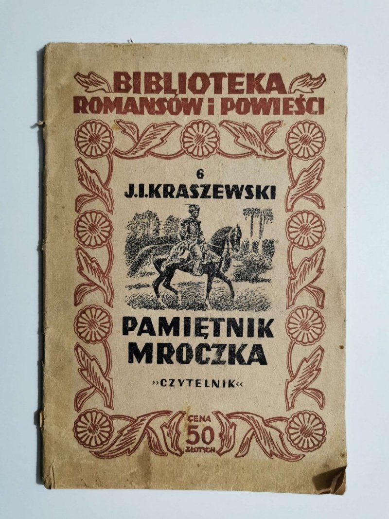 PAMIĘTNIK MROCZKA - J. I. Kraszewski 