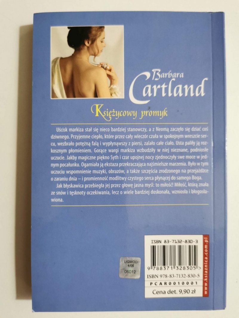 KSIĘŻYCOWY PROMYK - Barbara Cartland 2006