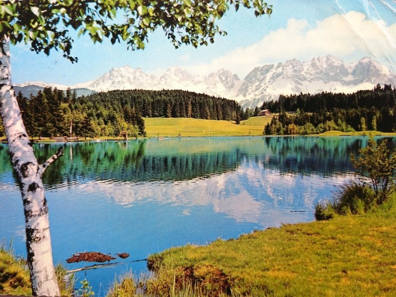 SCHWARZSEE BEI KITZBUHEL MIT WILDEN KAISER, TIROL