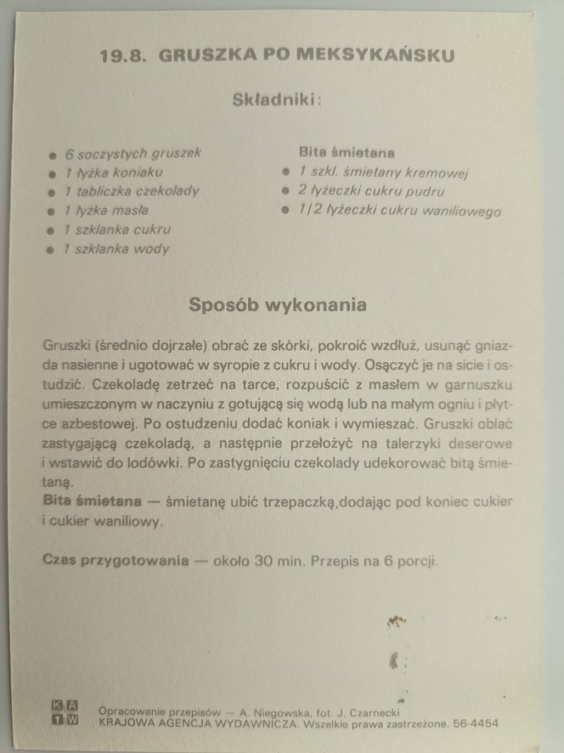 GRUSZKA PO MEKSYKAŃSKU