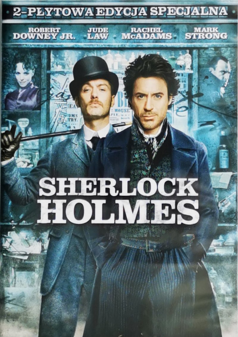 DVD. SHERLOCK HOLMES. ROBERT DOWNEY JR. JUDE LAW 2X DVD