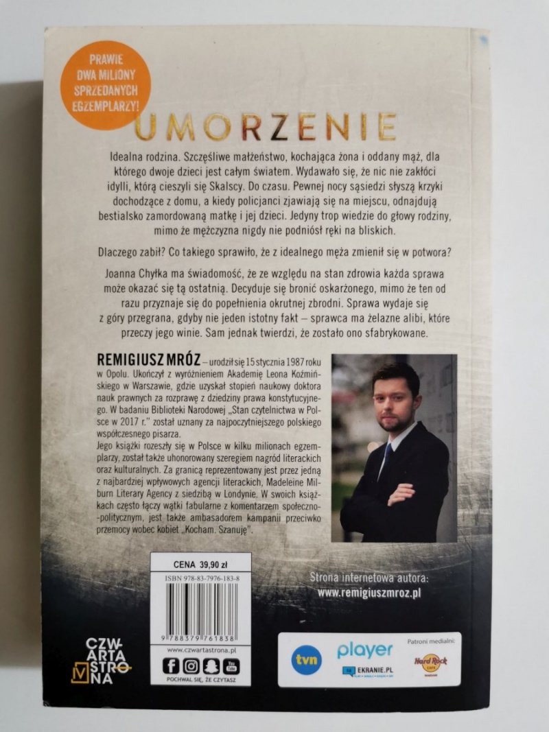 CHYŁKA. UMORZENIE - Remigiusz Mróz 