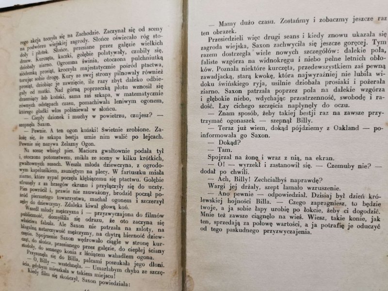 DOLINA KSIĘŻYCA KSIĘGA II SZCZĘŚCIE - Jack London 1930