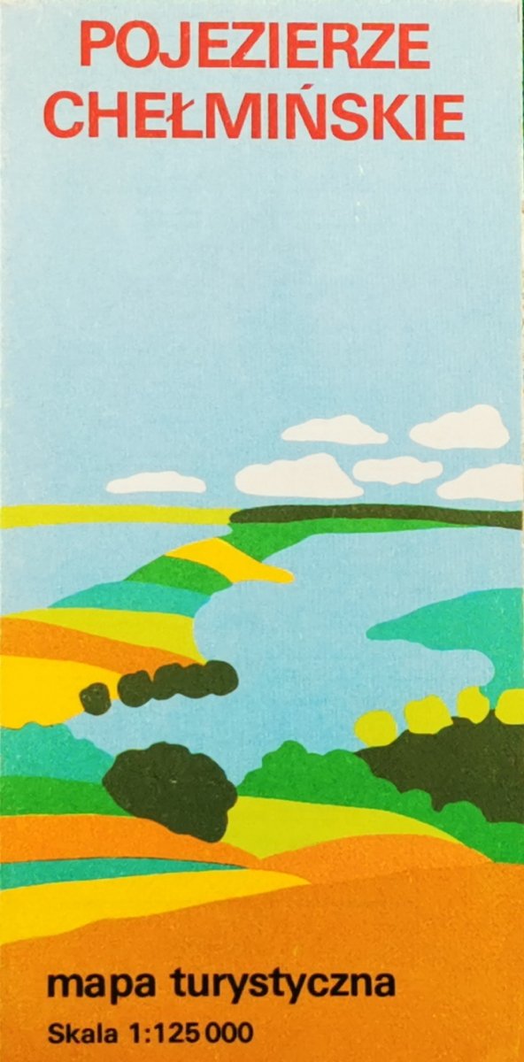 MAPA. POJEZIERZE CHEŁMIŃSKIE. SKALA 1:125000