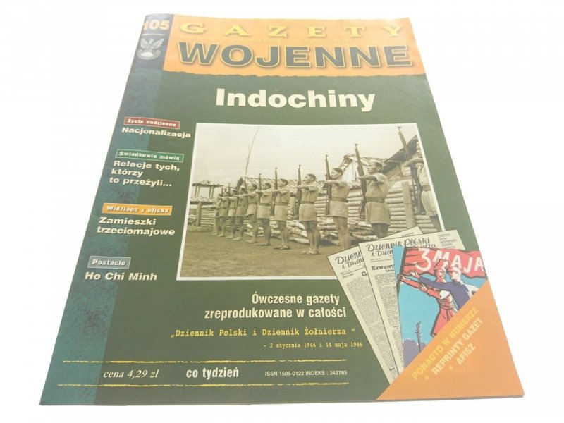 GAZETY WOJENNE NUMER 105 INDOCHINY 1998