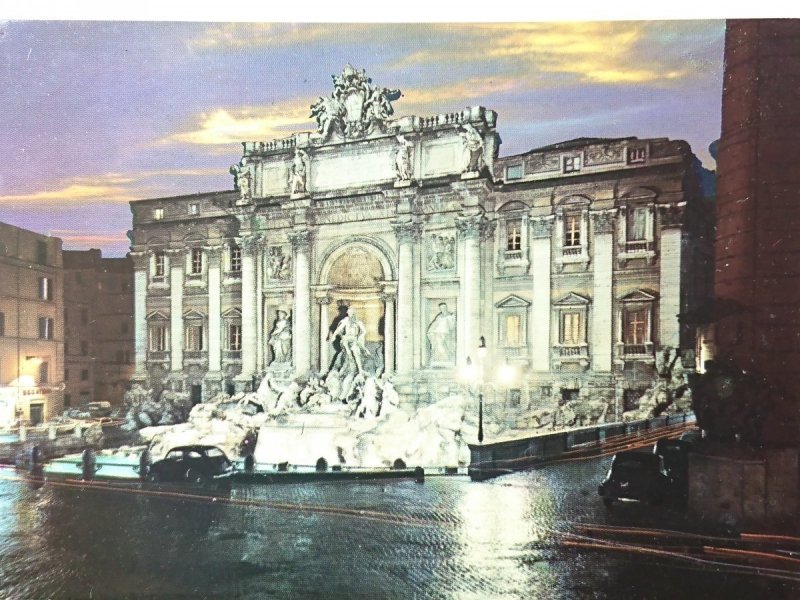 ROMA. FONTANA DI TREVI - NOTTURNO