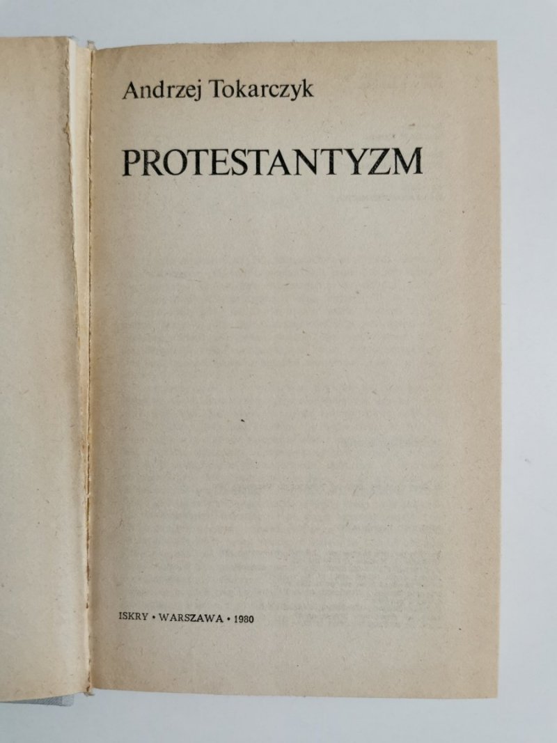 PROTESTANTYZM - Andrzej Tokarczyk 1980