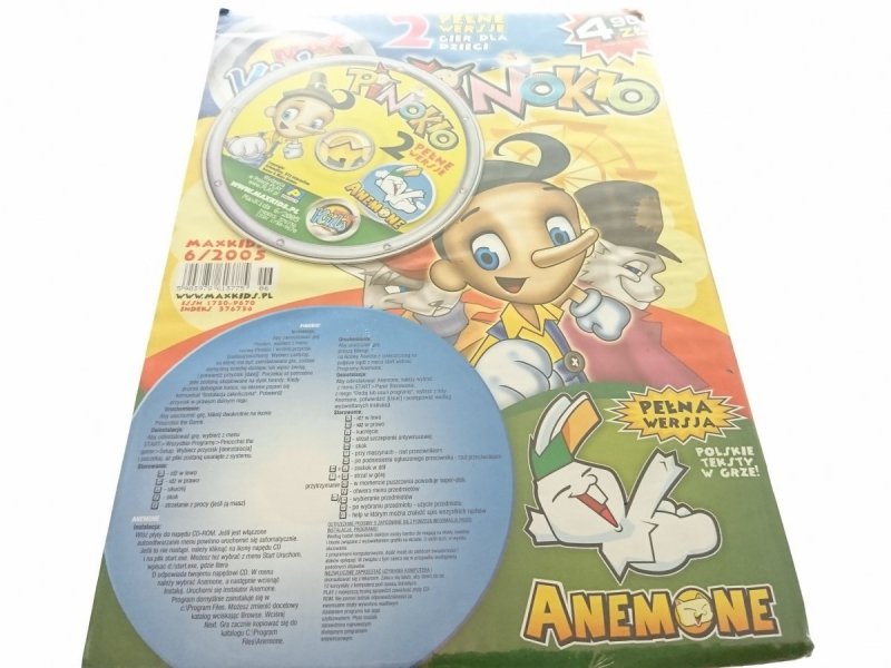MAXKIDS 6/2005 PINOKIO PŁYTA CD