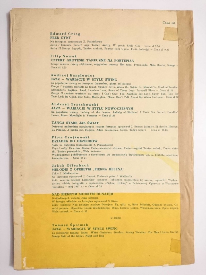 W KRAINIE MELODII ZESZYT 2 - M. Woźny 1958