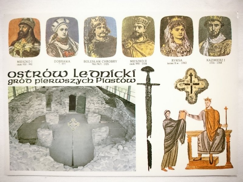 OSTRÓW LEDNICKI - GRÓD PIERWSZYCH PIASTÓW
