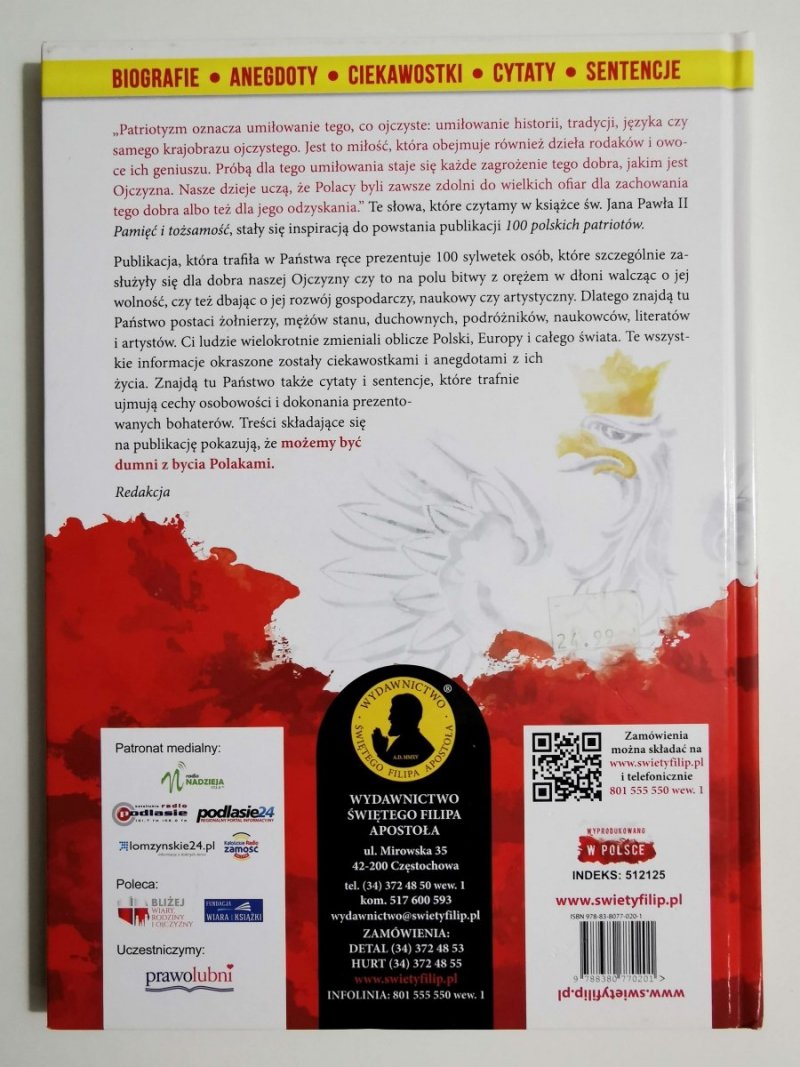100 POLSKICH PATRIOTÓW 2018