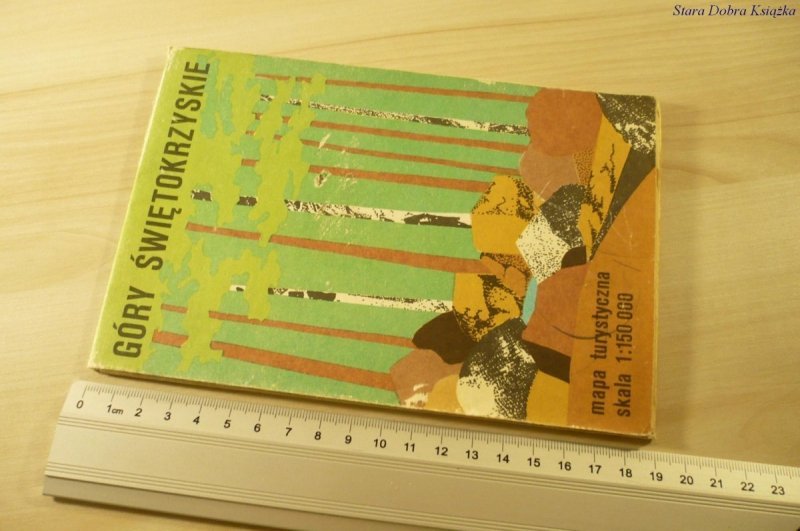 GÓRY ŚWIĘTOKRZYSKIE. MAPA TURYSTYCZNA (1985)
