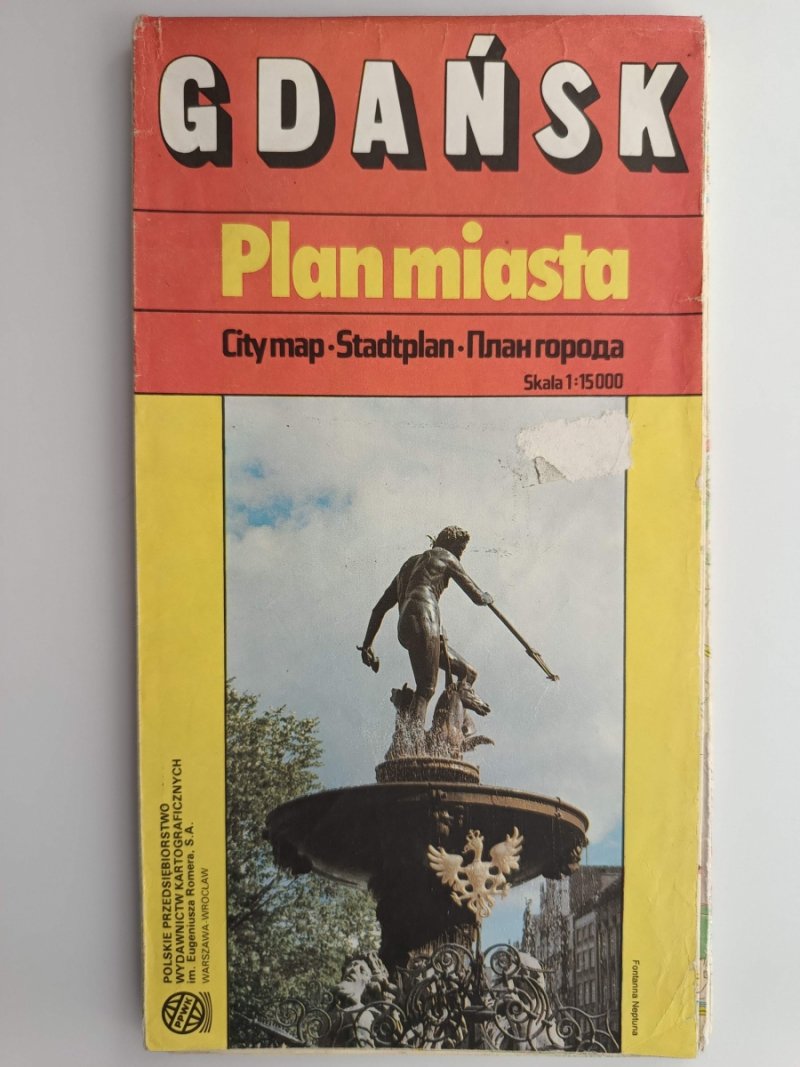 GDAŃSK PLAN MIASTA 1:15 000