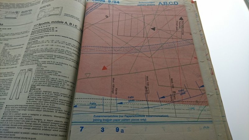 BURDA NR 9 WRZESIEŃ '94 ELEMENTARZ