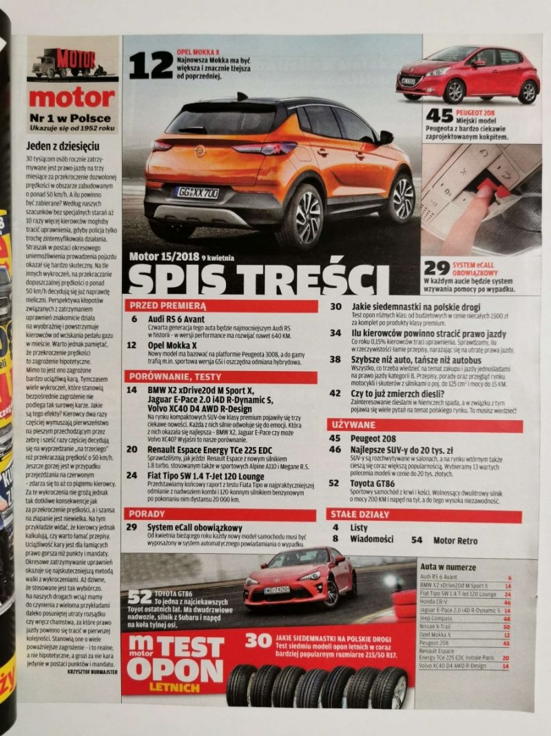 MOTOR NR 15/2018