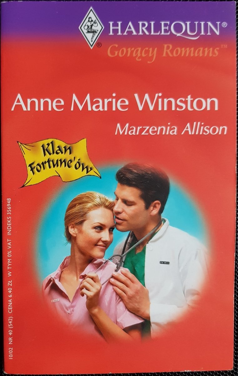 MARZENIA ALLISON - Anne Marie Winston 2002