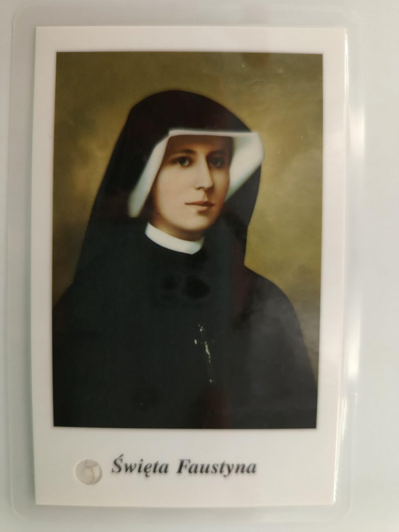 ŚWIĘTA FAUSTYNA ZALAMINOWANE