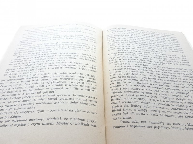STARY CZŁOWIEK I MORZE - Ernest Hemingway 1987