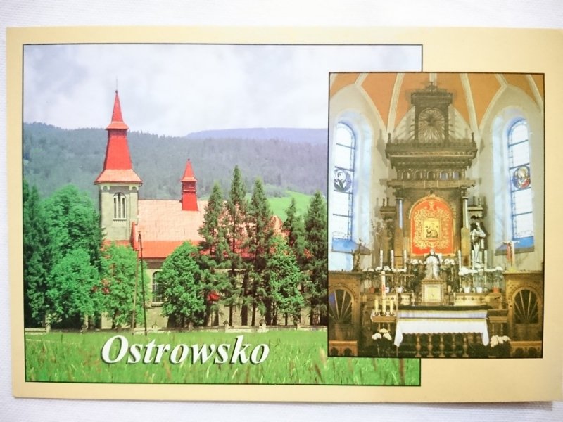 OSTROWSKO. KOŚCIÓŁ PW. ŚW. MICHAŁA ARCHANIOŁA I OBRAZ