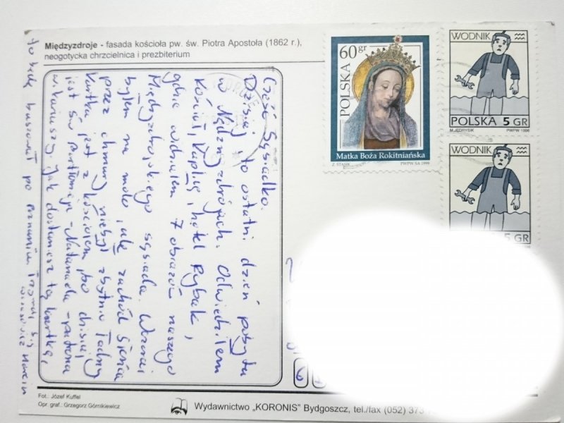 MIĘDZYZDROJE. FASADA KOŚCIOŁA PW. ŚW. PIOTRA APOSTOŁA FOT. KUFFEL