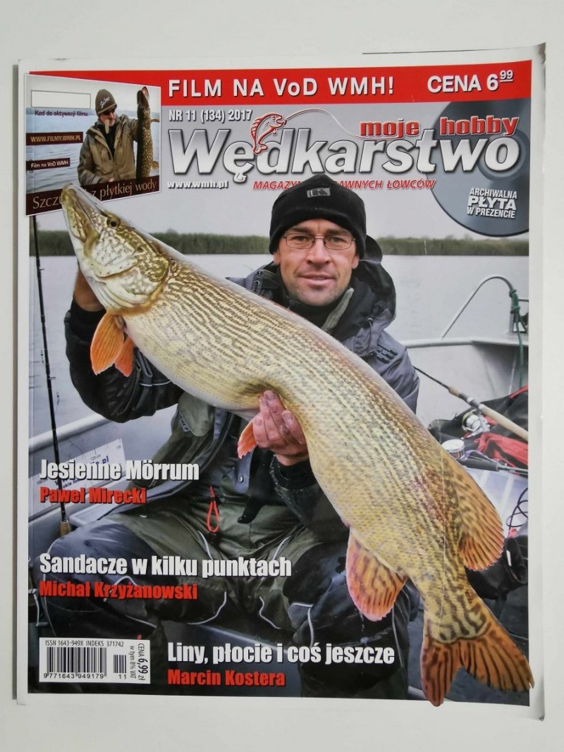 WĘDKARSTWO MOJE HOBBY NR 11 (134) 2017