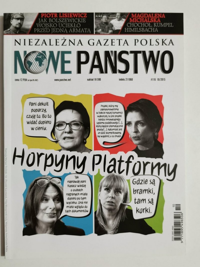 NIEZALEŻNA GAZETA POLSKA NOWE PAŃSTWO 10/2015