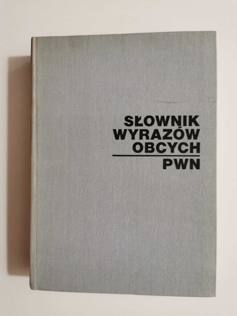 SŁOWNIK WYRAZÓW OBCYCH PWN 1989