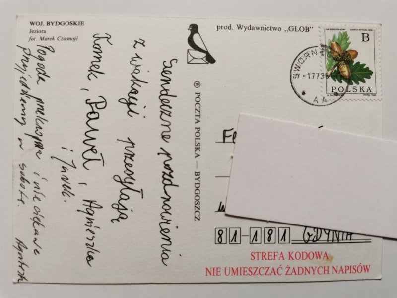 WOJ. BYDGOSKIE. JEZIORA FOT. CZASNOJĆ