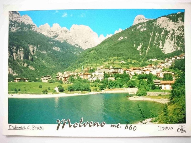 DOLOMITI DI BRENTA. MOLVENO M. 860 SCORCIO PANORAMICO