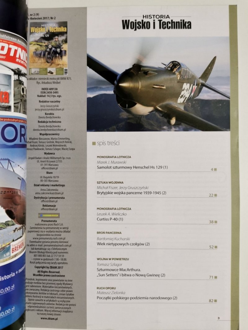 HISTORIA WOJSKO I TECHNIKA NUMER SPECJALNY 2/2017 MARZEC-KWIECIEŃ