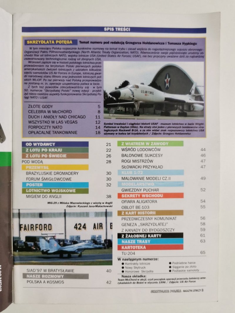 SKRZYDLATA POLSKA NR 9/1997 WRZESIEŃ