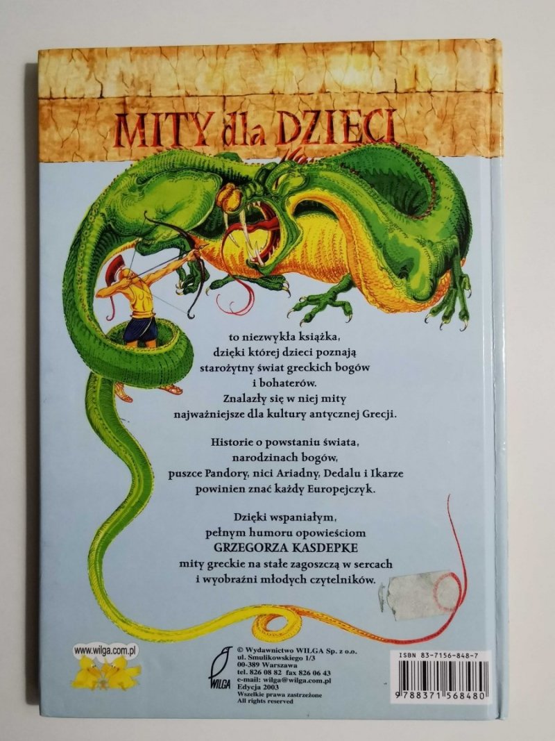 MITY DLA DZIECI - Grzegorz Kasdepke 2003
