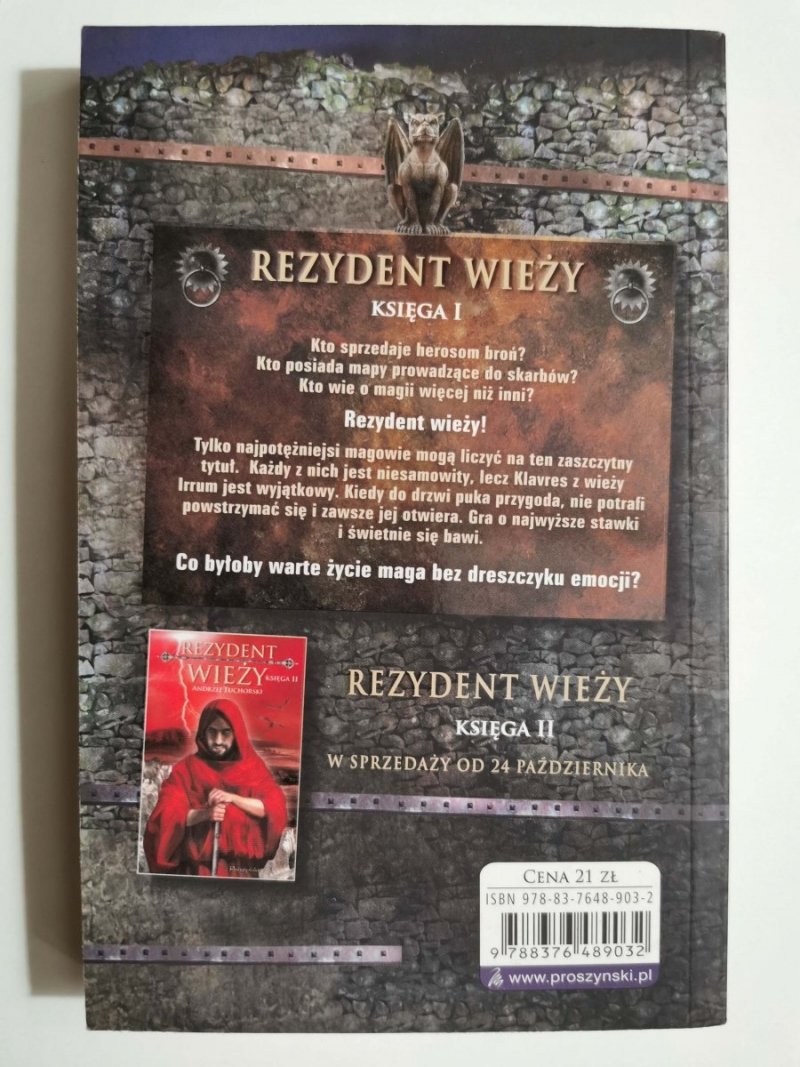 REZYDENT WIEŻY KSIĘGA I - Andrzej Tuchorski 