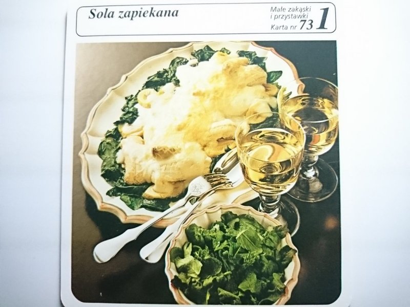 KARTA KULINARNA NR 73 SOLA ZAPIEKANA