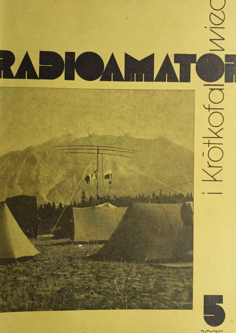 RADIOAMATOR I KRÓTKOFALOWIEC NR 5 ROK 1975