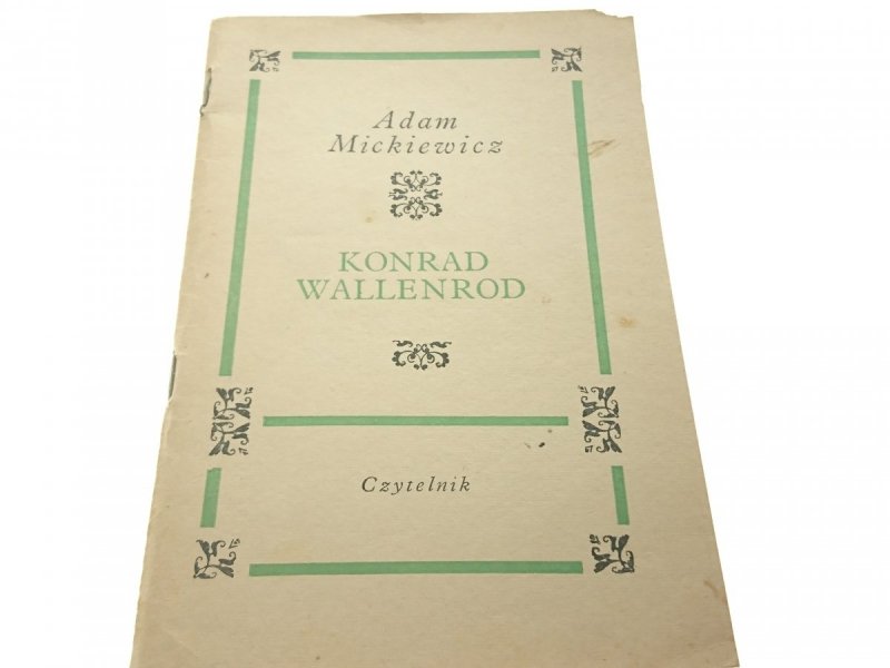 KONRAD WALLENROD - Adam Mickiewicz (1967)