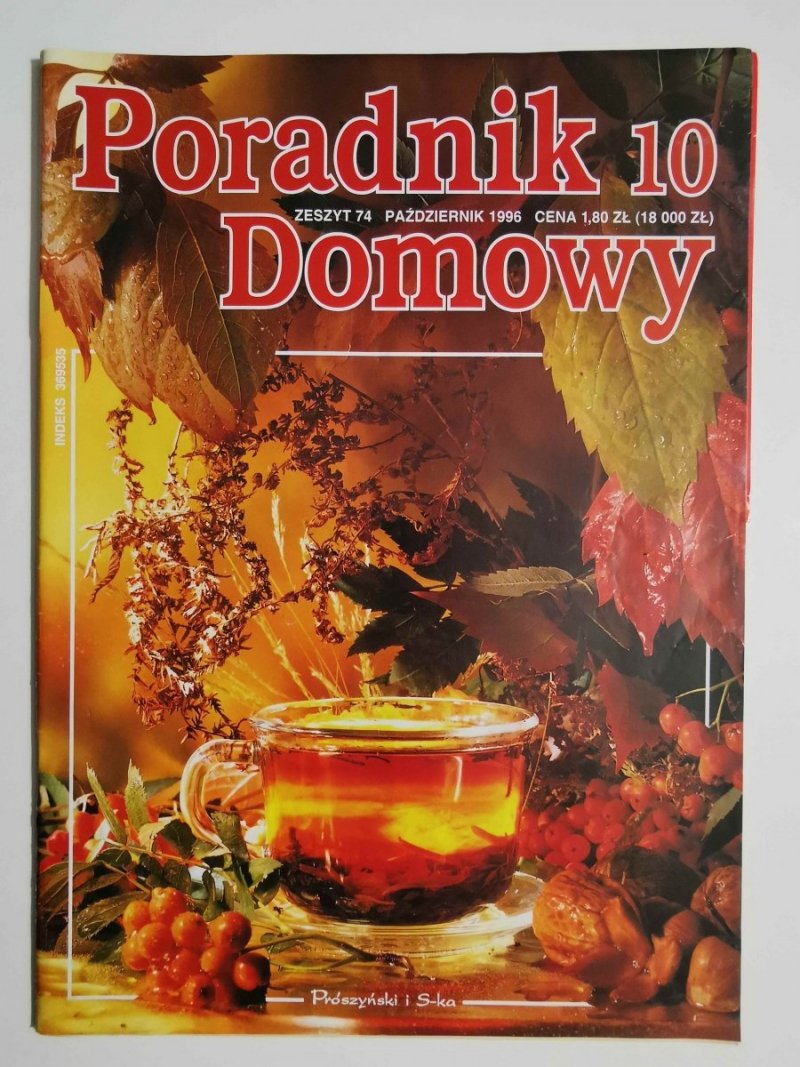 PORADNIK DOMOWY 10 ZESZYT 74 PAŹDZIERNIK 1996