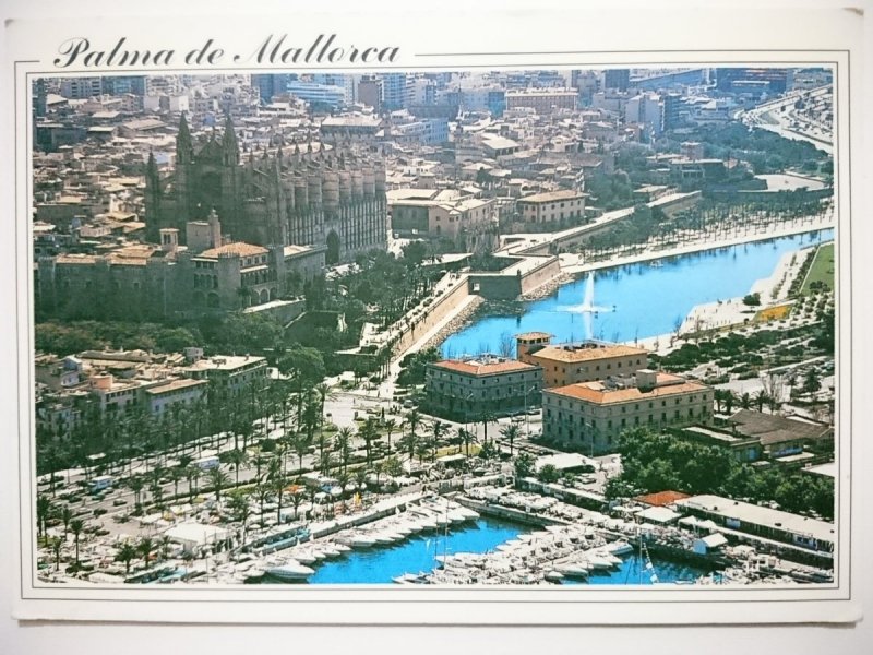 MALLORCA (BALEARES) ESPAŃA PALMA. LA CATEDRAL (SIGLO XIII) VISTA AEREA