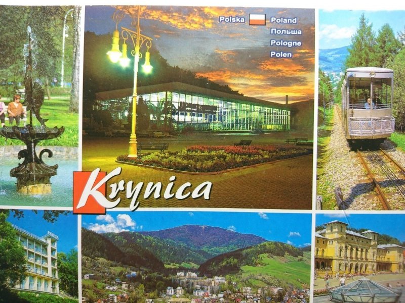 KRYNICA. FONTANNA NA DEPTAKU FOT. T. OGÓREK